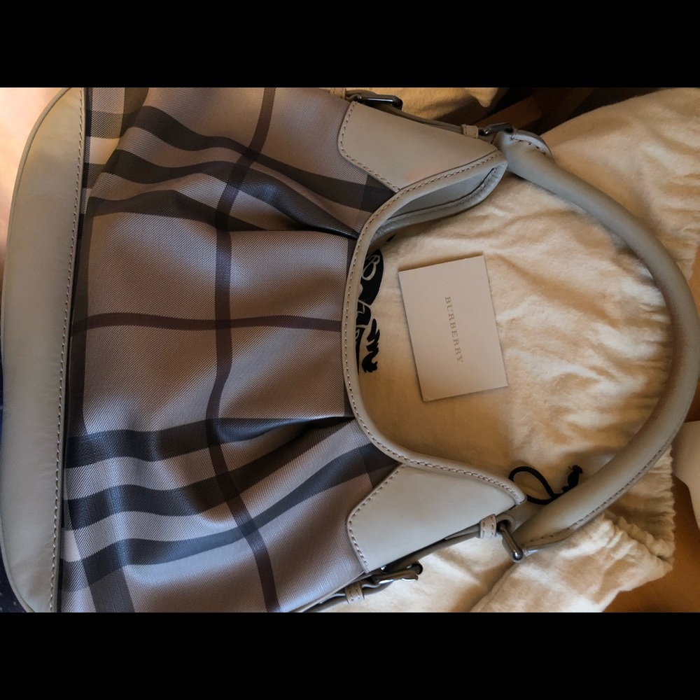 Canvas Burberry handbag